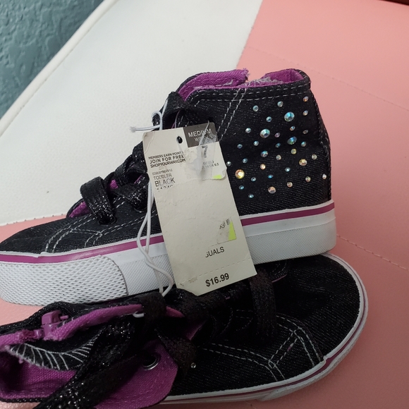 Piper Sz7 Girl High-Top Sneakers 3/$15 - Picture 8 of 8